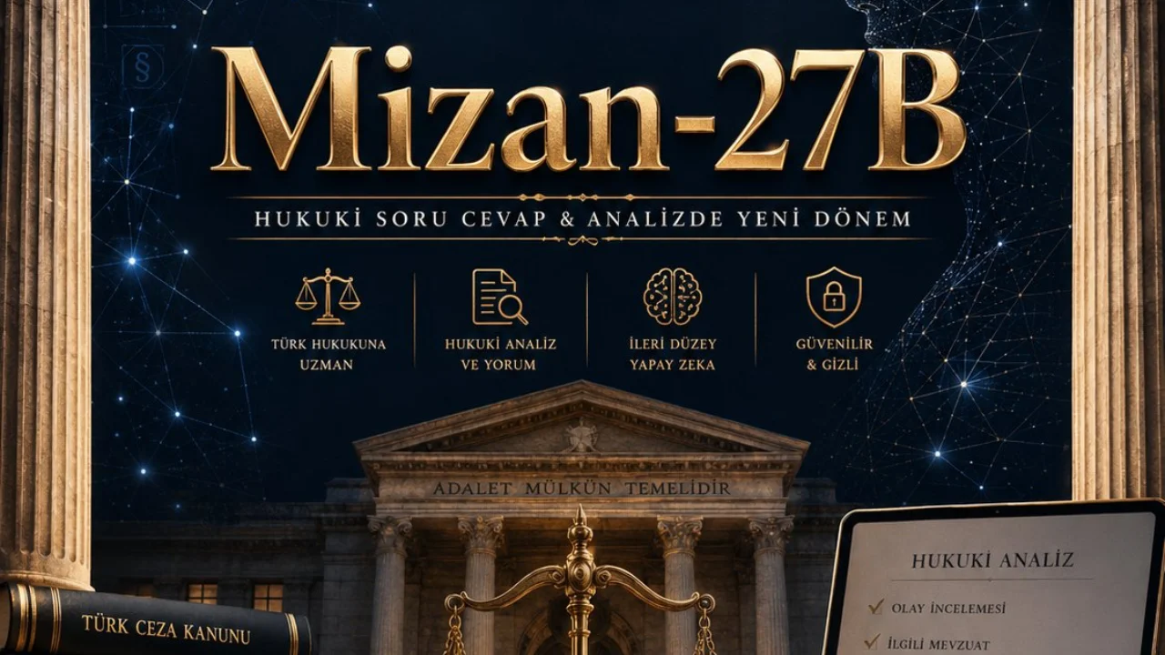 Türk Hukukuna Özel Yerli Yapay Zeka: Mizan-27B Açık Kaynak Olarak Yayınlandı