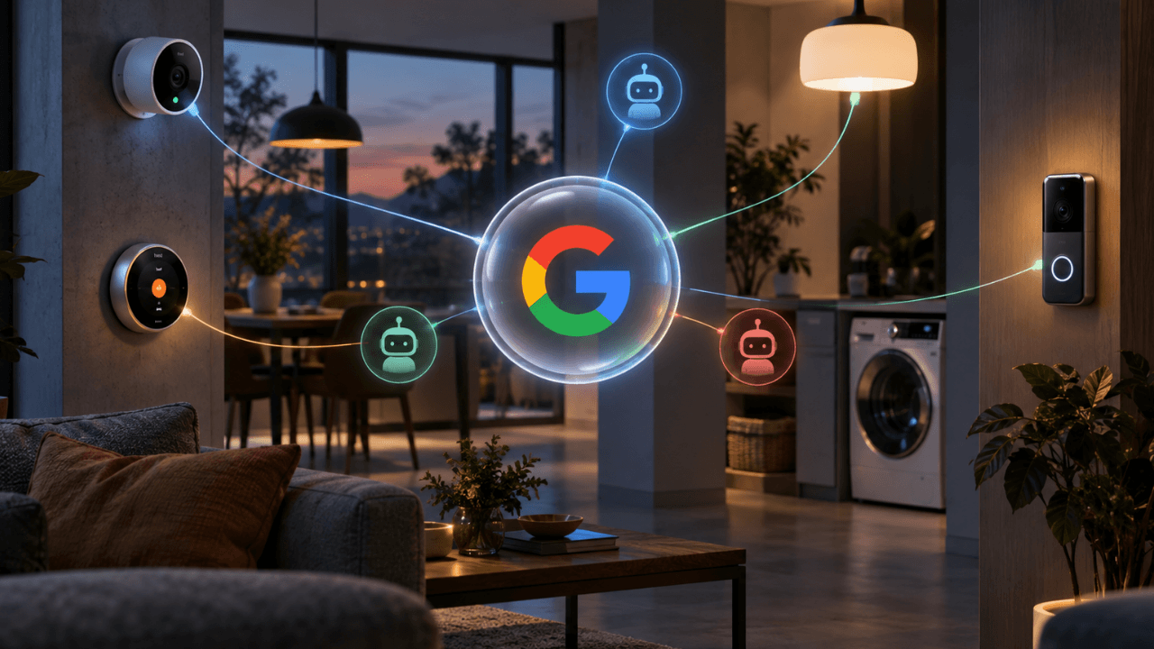 Google, akıllı ev sistemleri için yapay zeka ajanlarına kontrol yetkisi verdi
