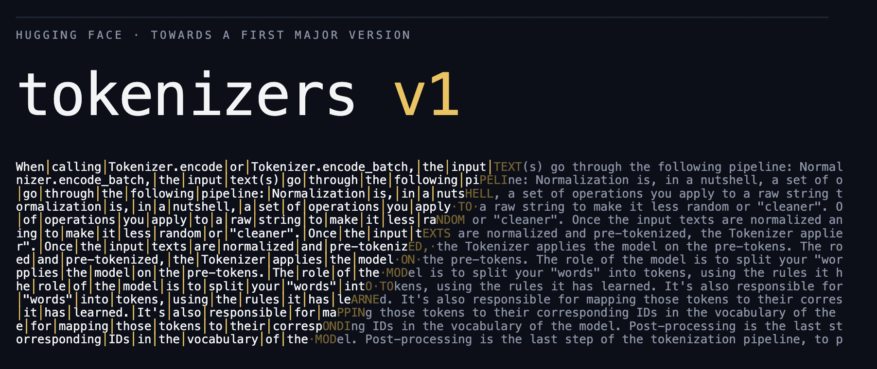 tokenizers v1: encode, decode and scaling, measured