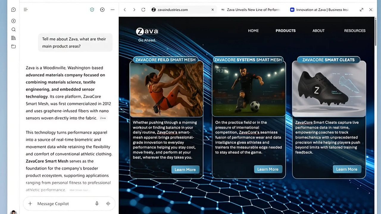 Copilot artık internet sitelerini kendi içinde açacak