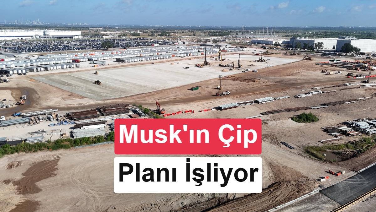 Elon Musk'ın yeni çip fabrikasında inşaat hızlandı: İlk tesis hızla yükseliyor