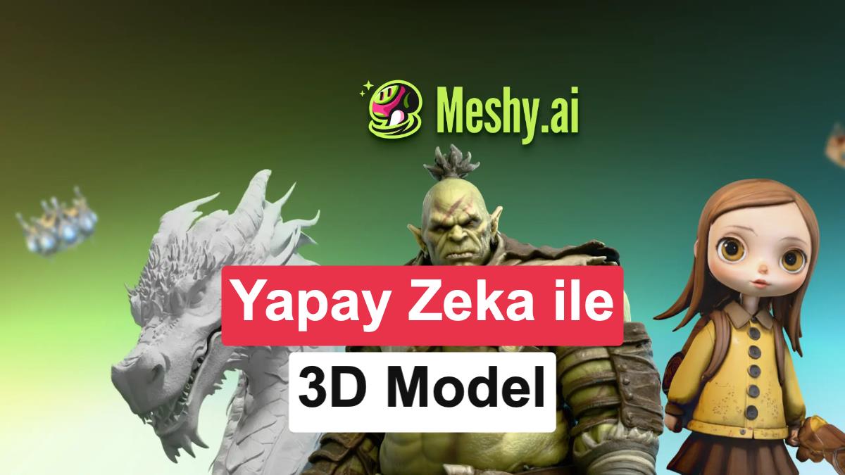 Yapay zeka, oyun geliştiricileri için 3D model üretimini nasıl değiştiriyor?