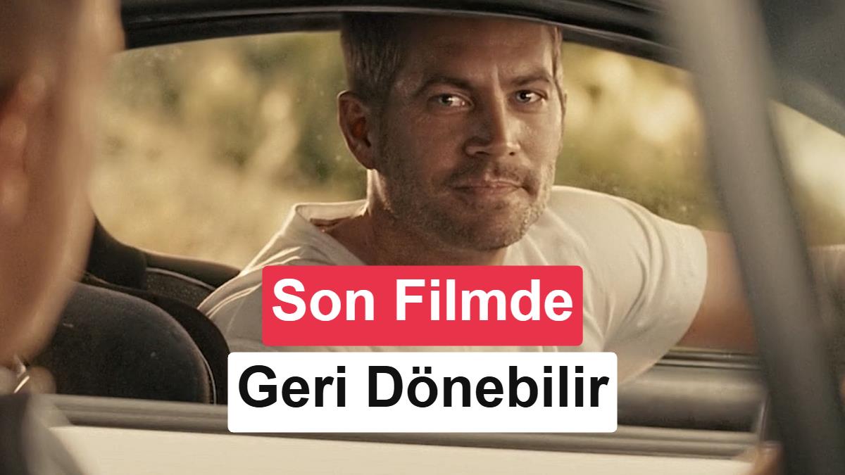 Yeni Hızlı ve Öfkeli filmi Paul Walker'ı yapay zekâ ile geri getirebilir