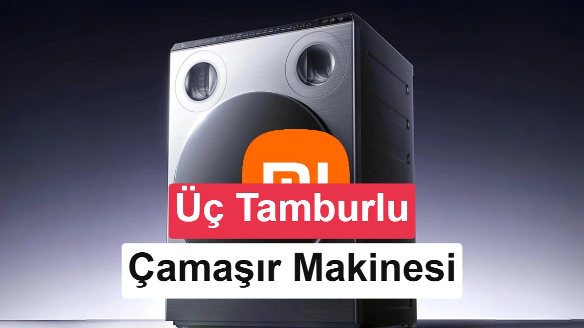 Xiaomi, üç tamburlu çamaşır ve kurutma makinesini tanıttı: İşte fiyatı