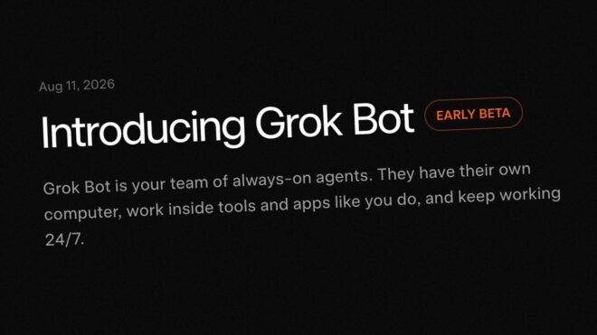 SpaceXAI’dan yeni yapay zeka sistemi: “Grok Bot”