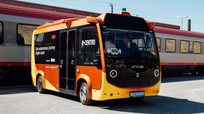 Otokar’ın otonom e-Centro otobüsü Avusturya’da test edilmeye başlandı