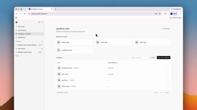 Cursor, GitHub rakibi Origin’i duyurdu
