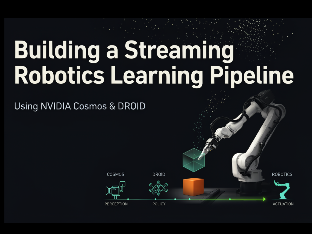 Building a Streaming Robotics Learning Pipeline Using NVIDIA Cosmos3-DROID