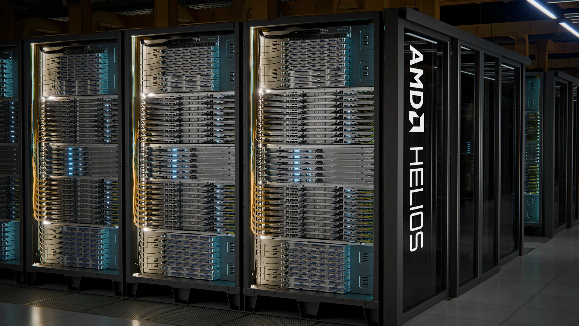 AMD Helios tanıtıldı: Tek Rack’te 72 GPU ve 2,9 Exaflops FP4 performans