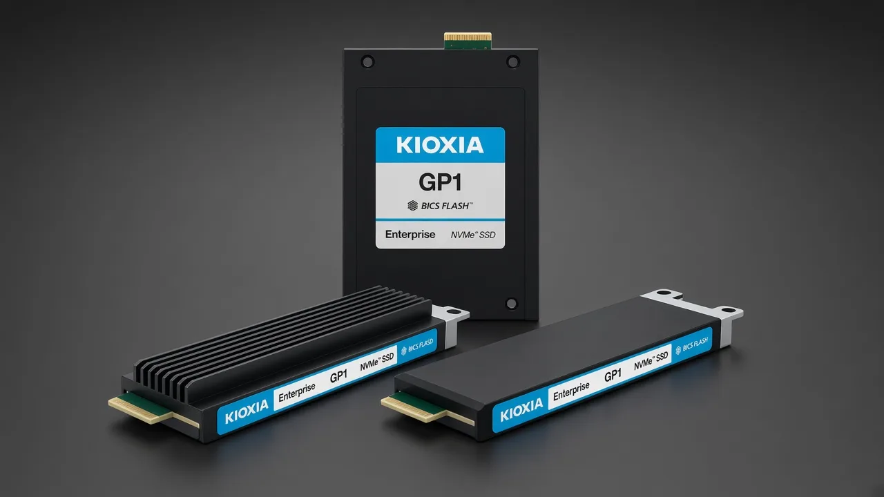 Kioxia’dan 10 milyon IOPS’luk SSD: GP1, PCIe 6.0 ile geliyor