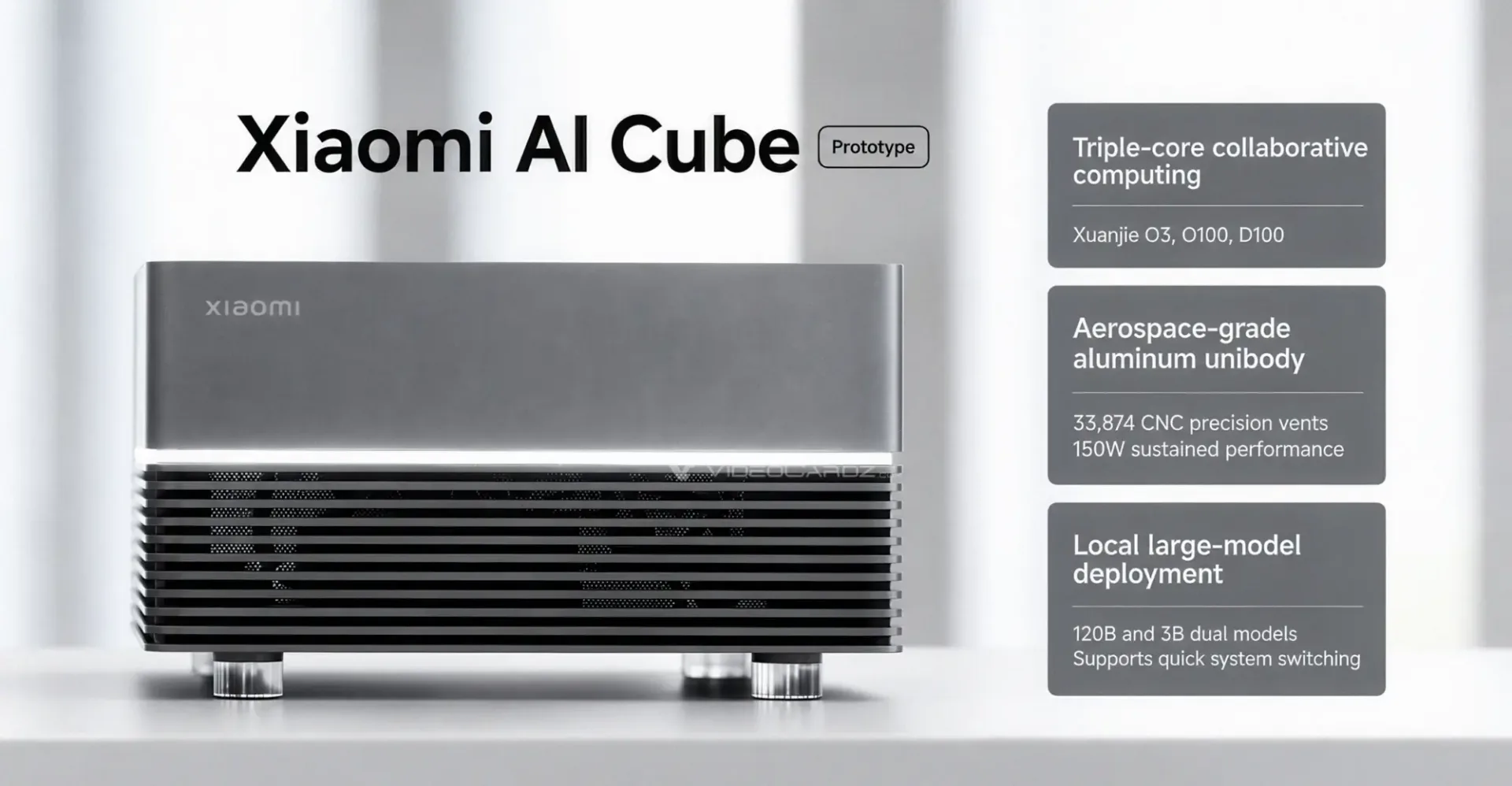 Xiaomi kendi işlemcileriyle mini PC yaptı: AI Cube ortaya çıktı
