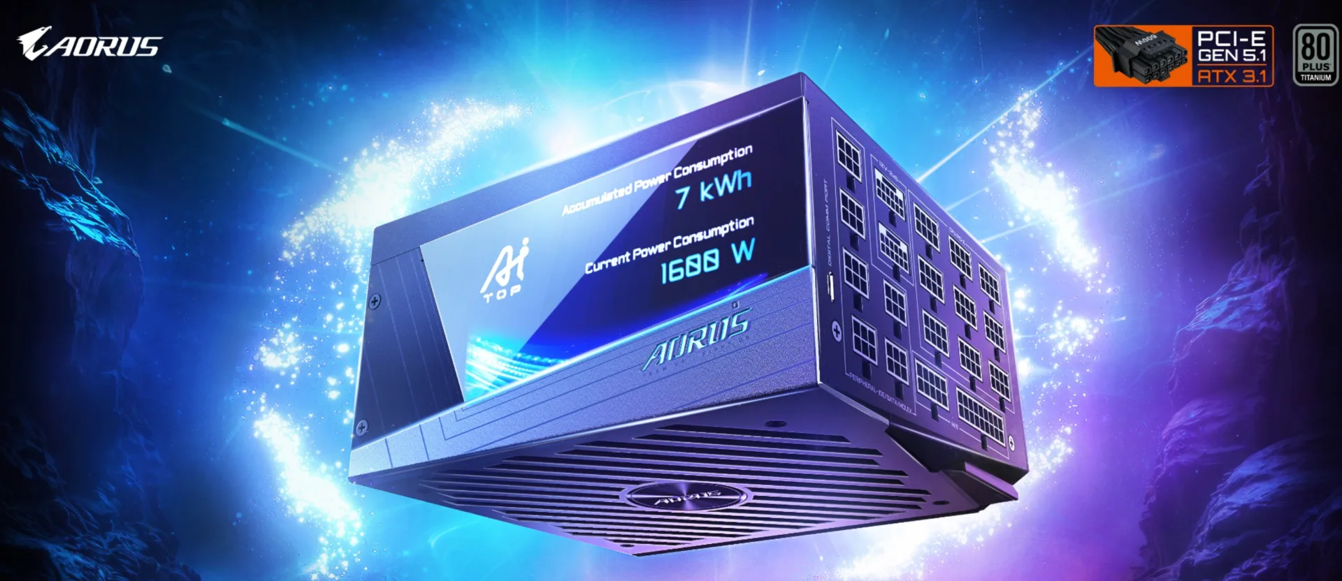 GIGABYTE, 1600W Gücündeki AORUS P1600W Güç Kaynağını Tanıttı
