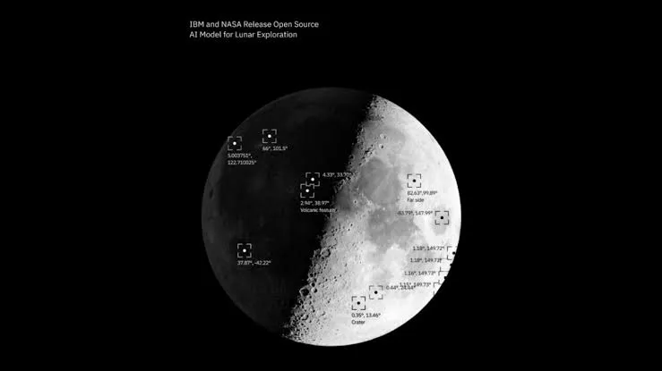 NASA ve IBM, Ay’ı Haritalandıran Açık Kaynaklı Yapay Zeka Modelini Yayınladı